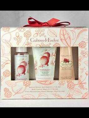 Crabtree & Evelyn Pomegranate Bath & Body Gift Set - Pink